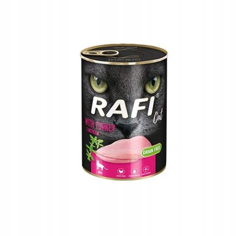 Dolina Noteci Rafi Cat z indykiem 12x400g Dla Kota