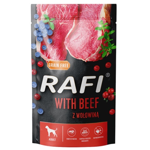 Dolina Noteci Rafi Mix Smaków Saszetka 40x500g Dla Psa