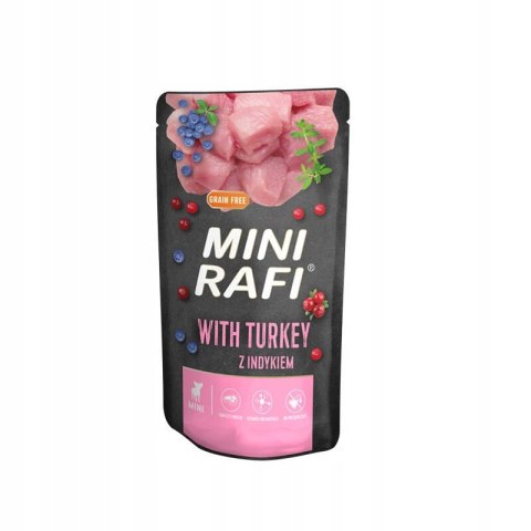 KARMA RAFI MINI SASZETKA Z INDYKIEM 10x150G DLA PSA KARMA RAFI MINI SASZETKA Z INDYKIEM 10x150G DLA PSA
