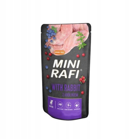 KARMA RAFI MINI SASZETKA Z KRÓLIKEM 10x150G DLA PSA KARMA RAFI MINI SASZETKA Z KRÓLIKEM 10x150G DLA PSA