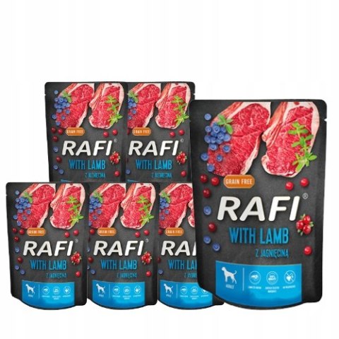 KARMA RAFI SASZETKA Z JAGNIĘCINĄ 10x300G DLA PSA KARMA RAFI SASZETKA Z JAGNIĘCINĄ 10x300G DLA PSA
