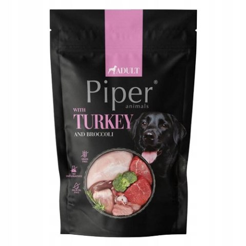 Piper Animals Karma Mokra z Indykiem i brokułem saszetka 500G Dla Psa Piper Animals Karma Mokra z Indykiem i brokułem saszetka 500G Dla Psa