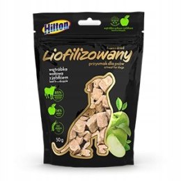 Przysmak Hilton Liofilizowany z Wątróbką Wołową i Jabłkiem 50g dla psa