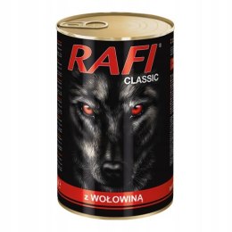 Rafi Classic Dla psa puszka 1240g z wołowiną