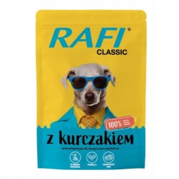 Rafi Classic mokra karma dla psa z kurczakiem z wołowiną mix smaków 10x400g