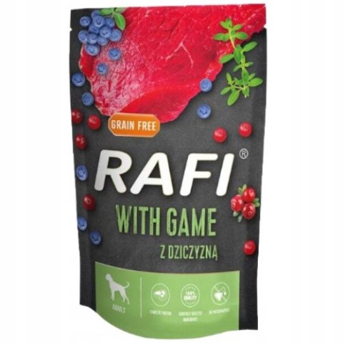 Rafi karma mokra dla psa dziczyzna 0,5 kg saszetka Rafi karma mokra dla psa dziczyzna 0,5 kg saszetka