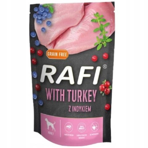 Rafi karma mokra dla psa indyk 0,5 kg saszetka Rafi karma mokra dla psa indyk 0,5 kg saszetka