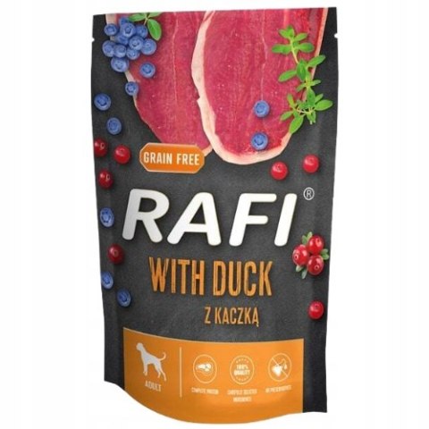 Rafi karma mokra dla psa kaczka 0,5 kg saszetka Rafi karma mokra dla psa kaczka 0,5 kg saszetka