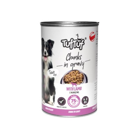 TUF TUF kawałki mięsne12x 415g dla psa mix smaków TUF TUF kawałki mięsne12x 415g dla psa mix smaków