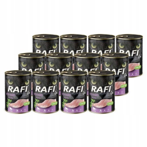 Dolina Noteci Rafi Cat Adult 12x400g Dla Kota Królik