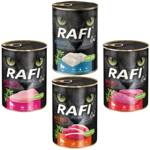 Dolina Noteci Rafi Cat Mix smaków 12x400g Dla Kota