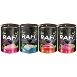 Dolina Noteci Rafi Cat Mix smaków 12x400g Dla Kota