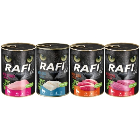 Dolina Noteci Rafi Cat Mix smaków 12x400g Dla Kota