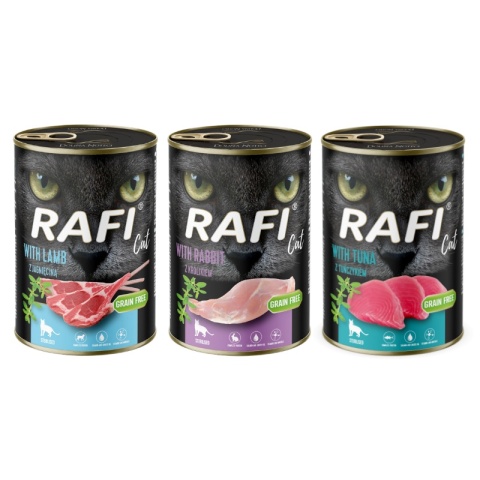 Dolina Noteci Rafi Cat Mix smaków 12x400g Dla Kota