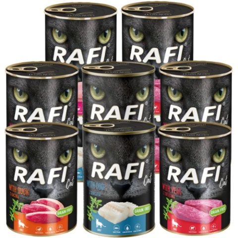 Dolina Noteci Rafi Cat Mix smaków 24x400g Dla Kota