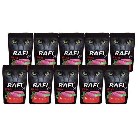 Dolina Noteci Rafi Cat Saszetka z cielęciną 10x100g