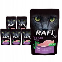 Dolina Noteci Rafi Cat Saszetka z królikiem 10x100g