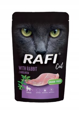 Dolina Noteci Rafi Cat Saszetka z królikiem 10x100g