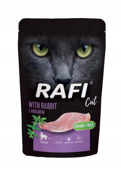 Dolina Noteci Rafi Cat Saszetka z królikiem 10x100g