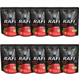 Dolina Noteci Rafi Cat Wołowina Saszetka 10x300g