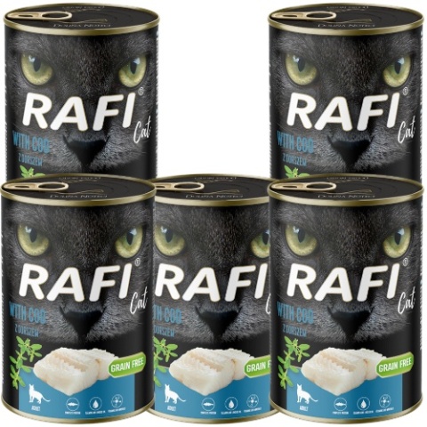 Dolina Noteci Rafi Cat z dorszem 12x400g Dla Kota
