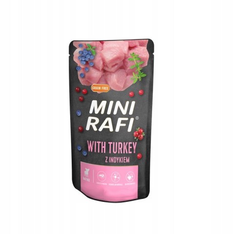 KARMA RAFI MINI SASZETKA Z INDYKIEM 150G DLA PSA
