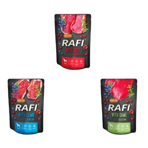 KARMA RAFI SASZETKA MIX SMAKÓW 30x300G DLA PSA