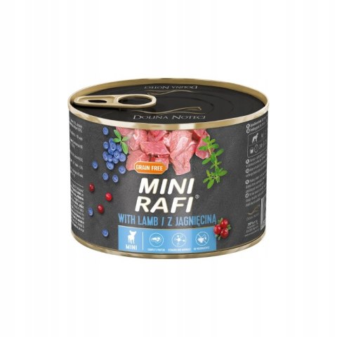 Mokra karma dla psa Dolina Noteci Mini Rafi mix 4 smaków 24x185g