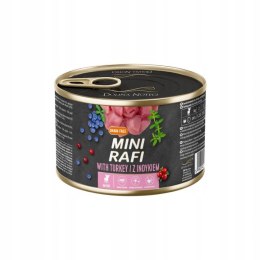 Mokra karma dla psa Mini Rafi z indykiem 12x185g