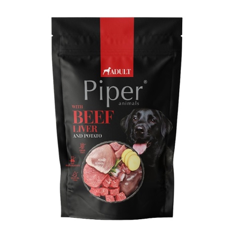 Piper Animals Karma Mokra z Wątrobą Wołową i Ziemniakami saszetka 500G Psa