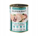 Super Rafi z filecikami mix 4 smaków dla psa puszka 12x400g