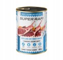 Super Rafi z filecikami mix 4 smaków dla psa puszka 12x400g