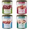 Super Rafi z filecikami mix 4 smaków dla psa puszka 12x800g
